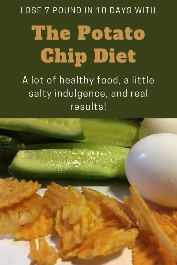 The Potato Chip Diet is a milder version of a yeast cleanse. But whether or not you have symptoms of yeast, following this diet for 10 days will still give you results. On average they lose seven pounds in 10 days. #potatochips #dietsthatwork