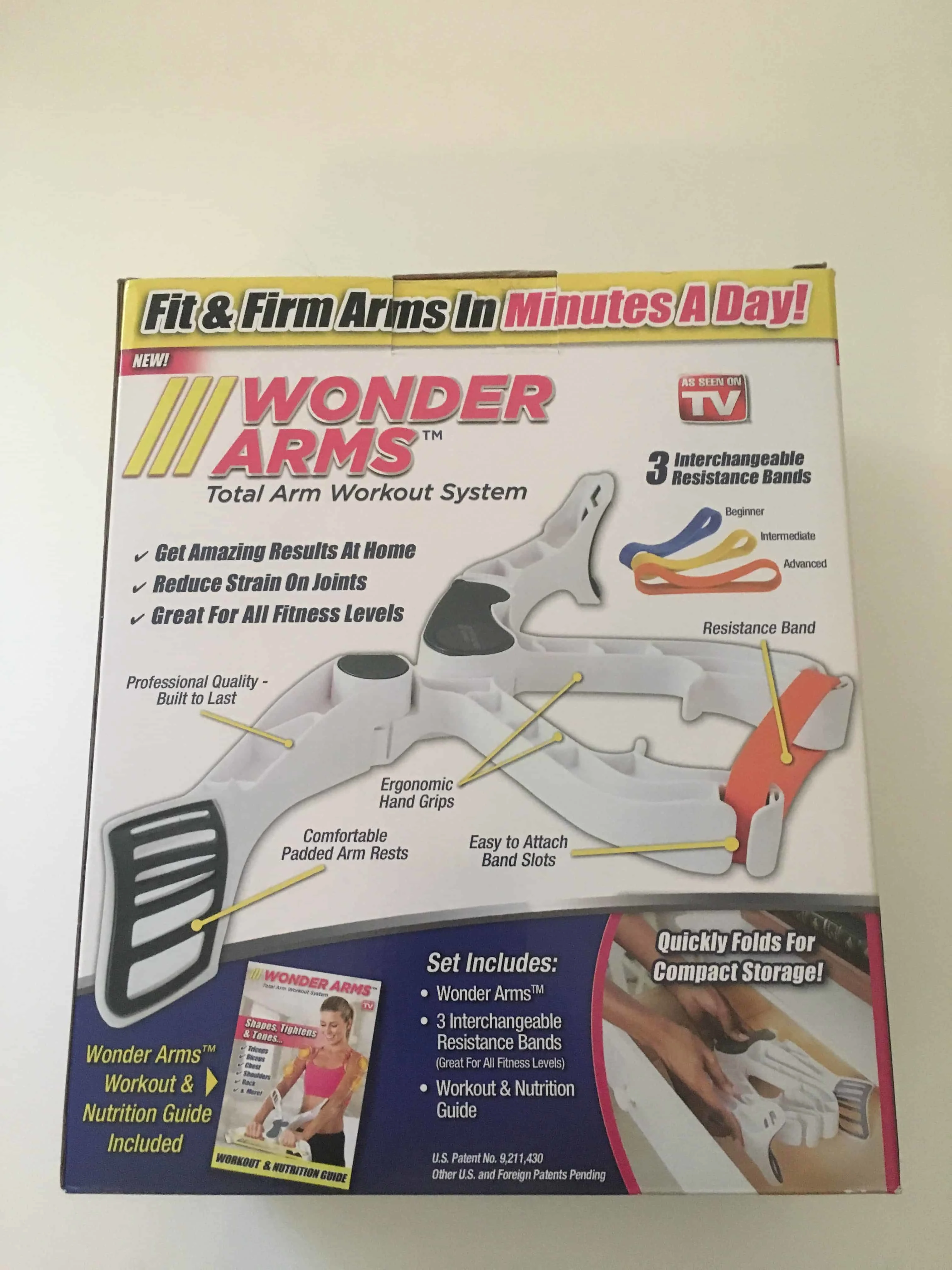 the wonder arms box and packaging