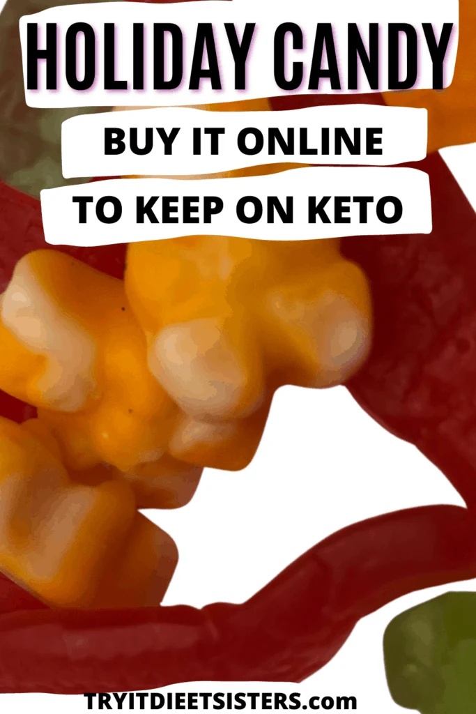 Gummy candies with the title Holiday Candy, buy it online to keep on keto