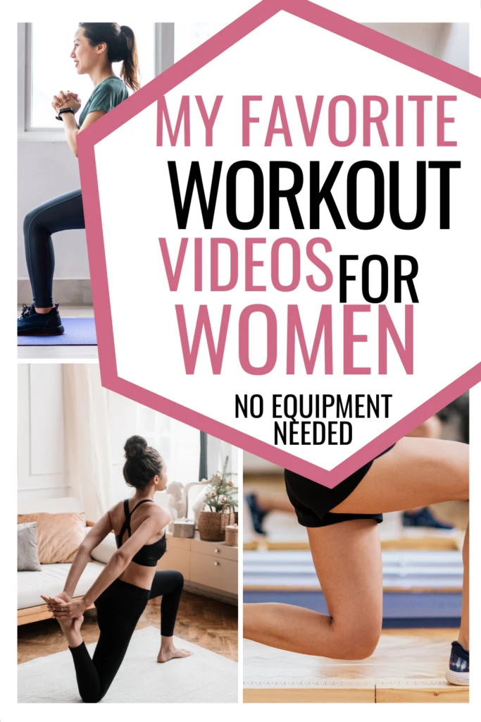 pictures of full-body workouts for women with lunges, stretches and squats