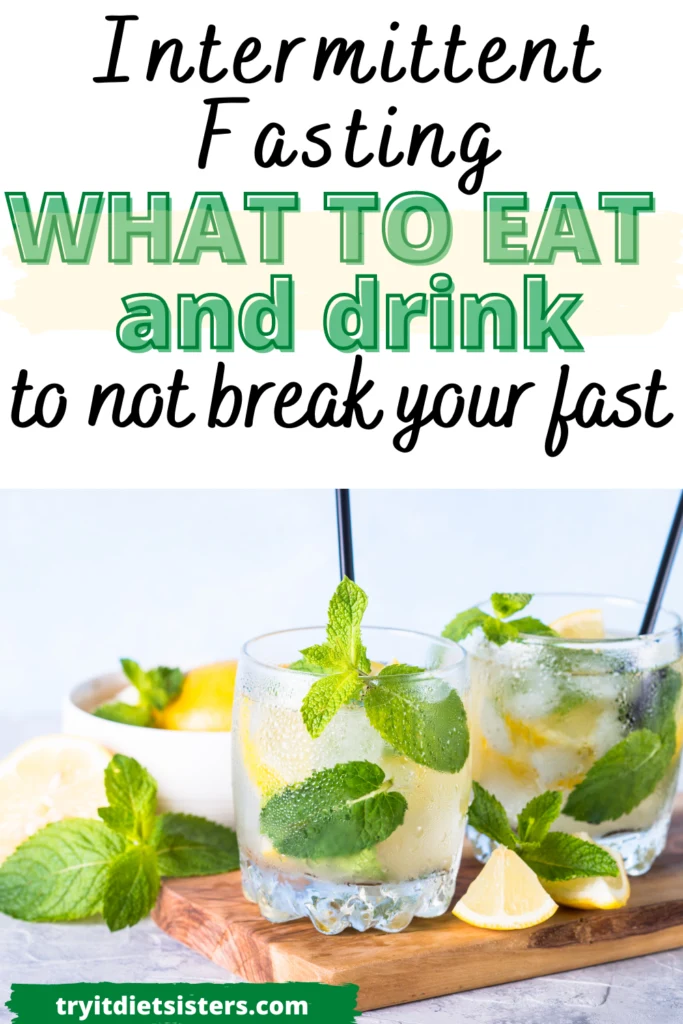Low calorie and carb mint with lemon in carbonated water.